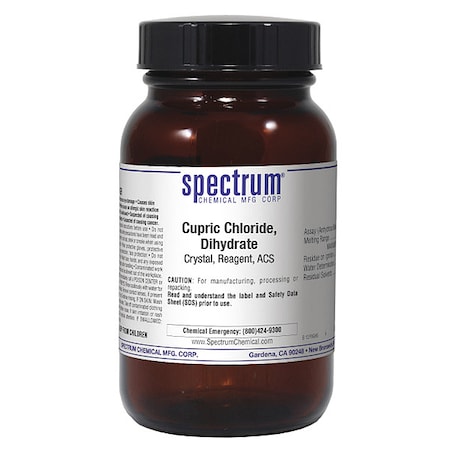 Spectrum Chemical Cprc Chlrd, Dihdrt, Crstl, Rgnt, ACS, 125g C1385-125GM