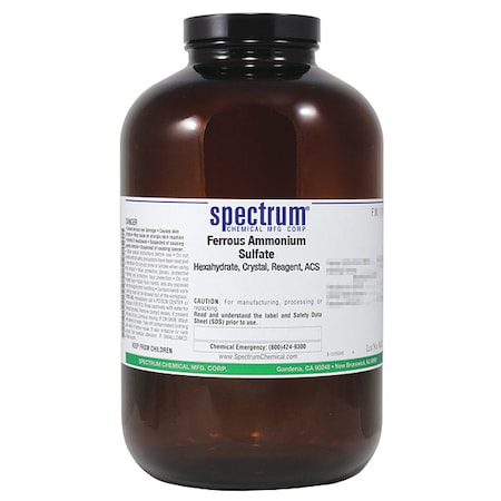 Spectrum Chemical Frus Amnm Slft, hxahyd, Crs, Rgt, ACS, 2.5kg F1050-2.5KG