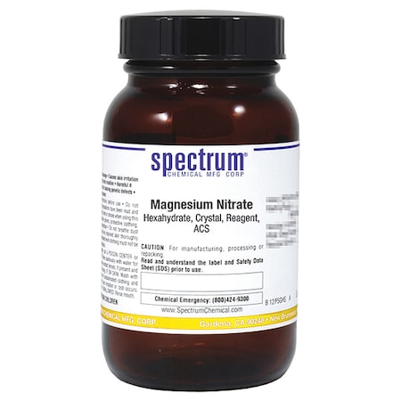Spectrum Chemical Mgnsm Ntrt, hxahydrt, Crstl, Rgnt, ACS, 125g M1050-125GM