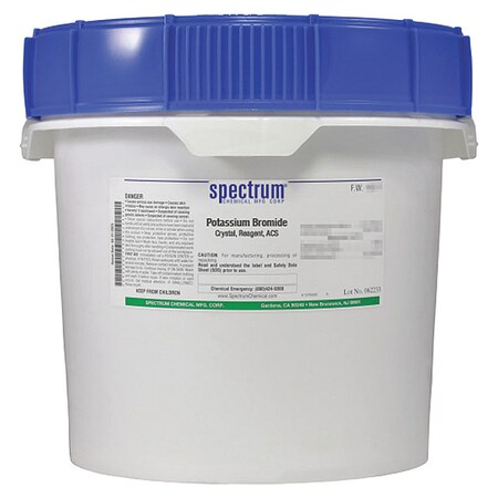 Spectrum Chemical K Bromide, Crstl, Rgnt, ACS, 12kg P1220-12KG