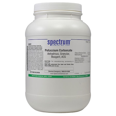Spectrum Chemical K Carbonate, Anhdrs, Grnlr, Rgnt, ACS, 2.5kg P1235-2.5KG
