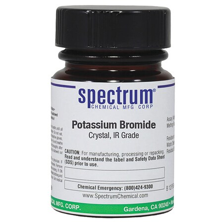 Spectrum Chemical K Bromide, Crstl, IR Grade, 25g P1225-25GM
