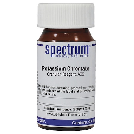 Spectrum Chemical K Chromate, Grnlr, Rgnt, ACS, 25g P1260-25GM