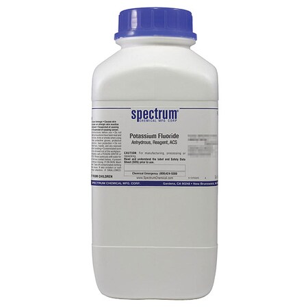 Spectrum Chemical K Fluoride, Anhdrs, Rgnt, ACS, 2.5kg P1306-2.5KG