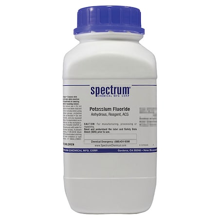 Spectrum Chemical K Fluoride, Anhdrs, Rgnt, ACS, 1kg P1306-1KG