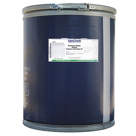 Spectrum Chemical K Sdm Tartrate, ttrhydrt, Crs, Rgt, ACS, 50kg P1400-50KGBL