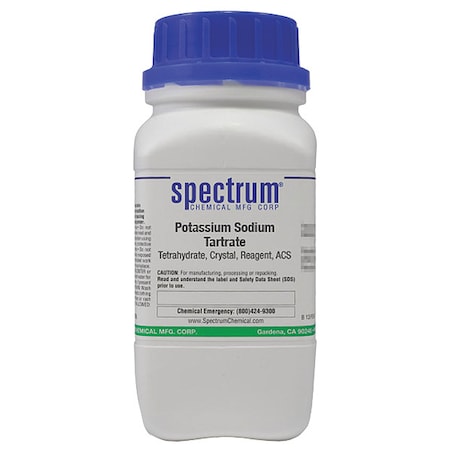 Spectrum Chemical K Sdm Tartrate, ttrhydrt, Crs, Rgt, ACS, 500g P1400-500GM