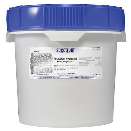 Spectrum Chemical K Hydroxide, Pellets, Rgnt, ACS, 12kg P1315-12KG