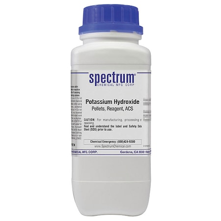 Spectrum Chemical K Hydroxide, Pellets, Rgnt, ACS, 1kg P1315-1KG