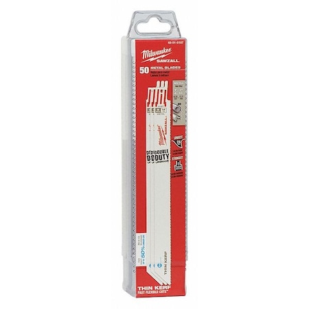 Milwaukee Tool 9" 14 TPI   Ice Hardened SAWZALL Blades (50 Pk) 48-01-8187