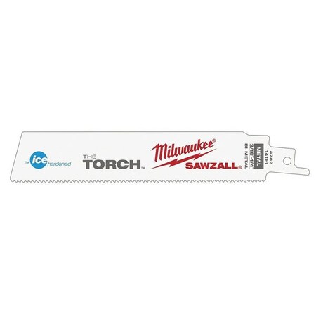 Milwaukee Tool 6" 14 TPI The Torch Ice Hardened SAWZALL Blades (50 Pk) 48-01-8782
