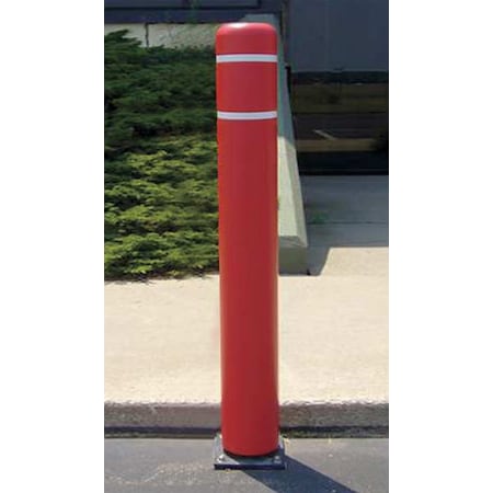 Post Guard Flexible Bollard, Fold Down, 7-11/32" 111AMR