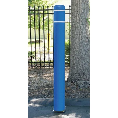 Post Guard Flexible Bollard, Fold Down, 7-11/32" 122AMB