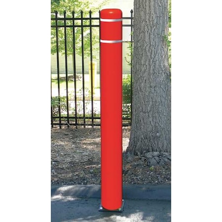 Post Guard Flexible Bollard, Fold Down, 7-11/32" 122AMR