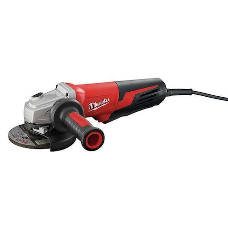 Milwaukee Tool 13 Amp 5"   Small Angle Grinder  Paddle, Lock-On 6117-30