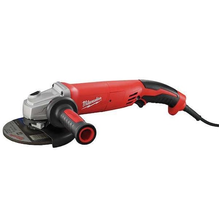 MILWAUKEE TOOL 13 Amp 5" Small Angle Grinder Trigger Grip, Lock-On 6124-30