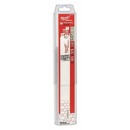 Milwaukee Tool 12" 18 TPI The Torch SAWZALL Blades (25 Pk) 48-00-8789