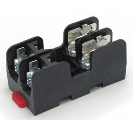 Littelfuse Fuse Block, CC UL Class, 2 Poles, Pressure Plate L60030C-2PQDINR