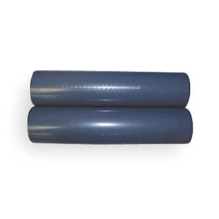 ZORO SELECT PVC Pipe, 2 in Nominal Pipe Size, Gray, 10 ft Overall Length, Unthreaded, Schedule 80 H0800200PG1000