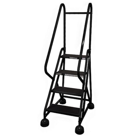 Cotterman 66 in H Steel Rolling Ladder, 4 Steps, 450 lb Load Capacity ST-421 A2 C7 P5