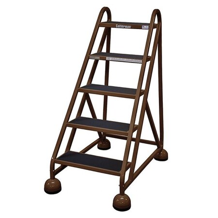 Cotterman 49 in H Steel Rolling Ladder, 5 Steps, 450 lb Load Capacity ST-520 A2 C4 P5