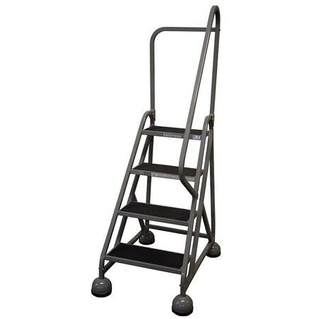 Cotterman 66 in H Steel Rolling Ladder, 4 Steps, 450 lb Load Capacity ST-423 A2 C1 P5
