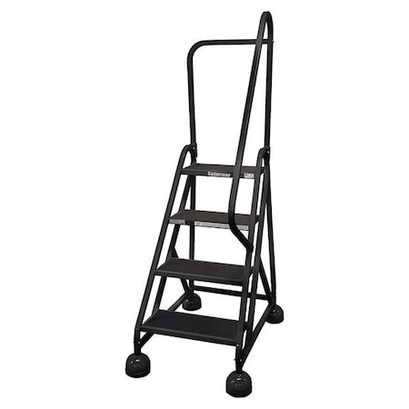 Cotterman 66 in H Steel Rolling Ladder, 4 Steps, 450 lb Load Capacity ST-423 A2 C7 P5