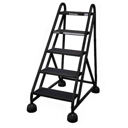 Cotterman 49 in H Steel Rolling Ladder, 5 Steps, 450 lb Load Capacity ST-520 A2 C7 P5