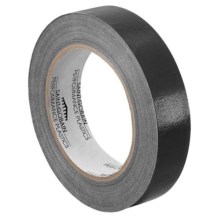 Tapecase Cloth Tape, Black, 36 yd L, 1 in W 15D366
