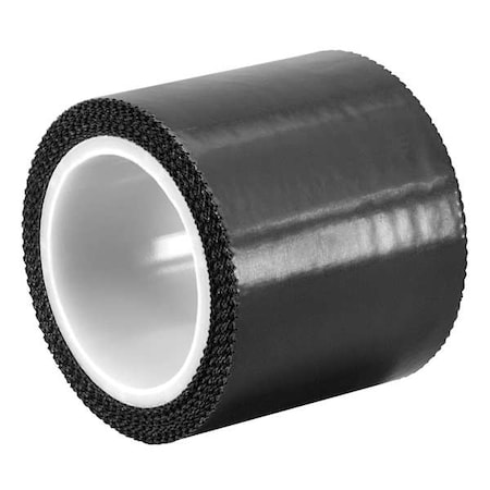 Tapecase Splicing Tape, Black, 5 yd L, 2 in W 15D432