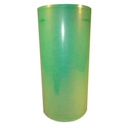 Zoro Select Stretch Wrap, 20" W x 6000 ft. L, 80 ga, Cast Style, Light Green, Standard Duty 15A940