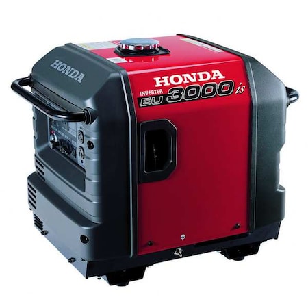 Honda Portable Inverter Generator, Gasoline, 2800 Rated, 3000 Surge, Electric/Recoil Start, 23.3 A EU3000IS1A