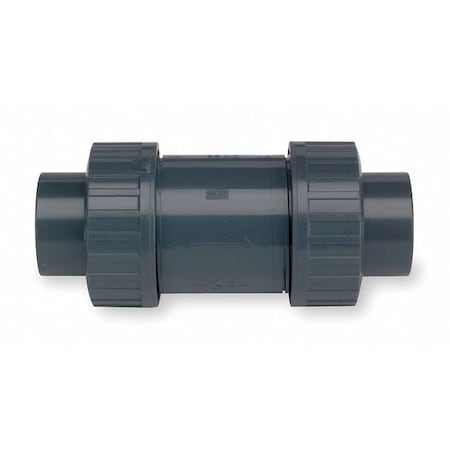 GF Piping Systems PVC True Union Ball Check Valve, 1-1/2" Socket
