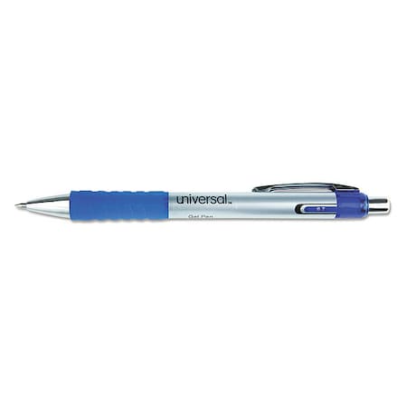 Universal Retractable Gel Pen, Medium 0.7 mm, Blue PK12 UNV39711