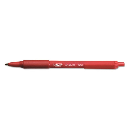 BIC Retractable Ballpoint Pen, Medium 1.0 mm, Red PK12 BICSCSM11RD