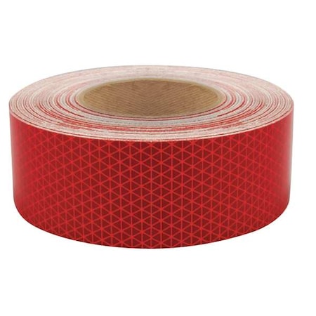Oralite Reflective Tape, W 2 In, Red 18711