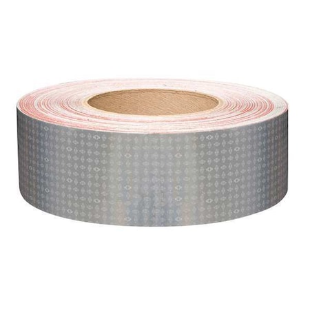 Oralite Reflective Tape, W 2 In, White 18653