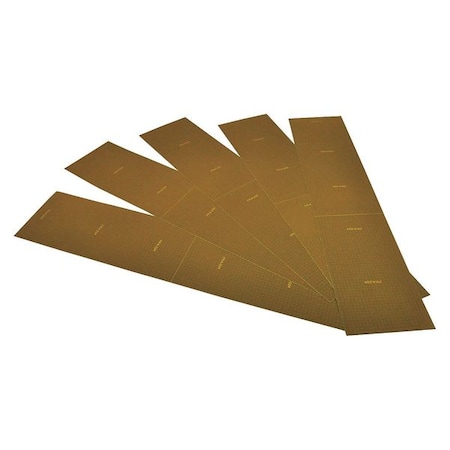 Oralite Reflective Tape, Yellow, 18 in. L, 4 in. W 18453