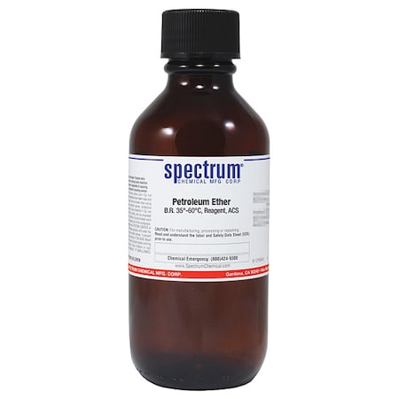 Spectrum Chemical Petroleum Ether, B.R. 35 Deg -60 Deg C, Re P1045-500MLGL