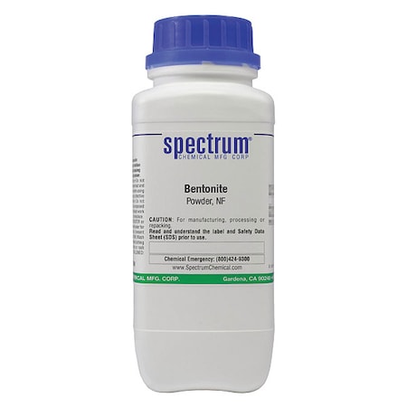 Spectrum Chemical Bentonite, Pwdr, NF, 500g BE125-500GM