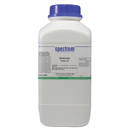 Spectrum Chemical Bentonite, Pwdr, NF, 2.5kg BE125-2.5KG