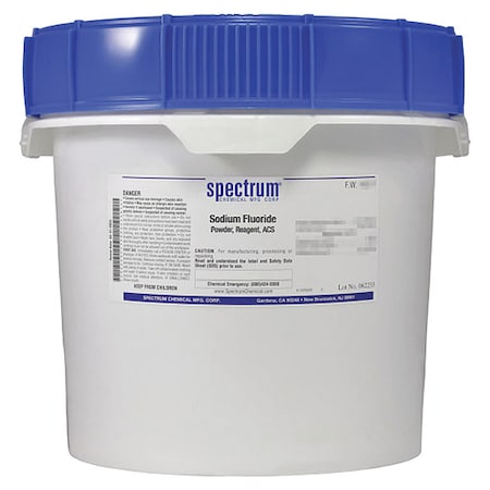 Spectrum Chemical Sdm Fluoride, Pwdr, Rgnt, ACS, 12kg S1280-12KG