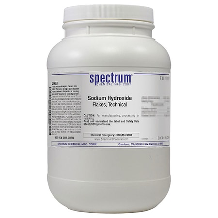 Spectrum Chemical Sdm Hydroxide, Flakes, Technical, 2.5kg S1308-2.5KG