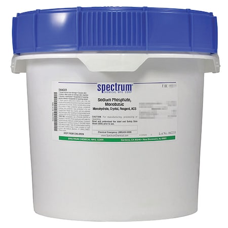 Spectrum Chemical Sdm Phspht, Mnbsc, Mono, Crs, Rgt, ACS, 12kg S1395-12KG