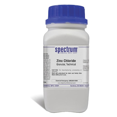Spectrum Chemical Zinc Chlrd, Grnlr, Technical, 500g Z1060-500GM