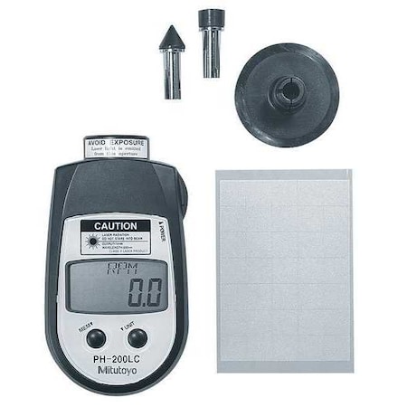 Mitutoyo Tachometer, 6 to 25,000 rpm 982-552
