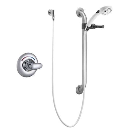 Delta Handheld Shower Head Kit, Wall, Chrome T13H152