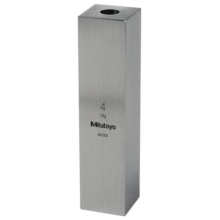 Mitutoyo Gage Block, 15/16 in. L, Rectangular 611681-531