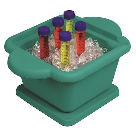 Heathrow Scientific Ice Pan, Square, 1L, Green HS28721G
