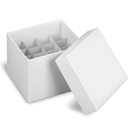 Heathrow Scientific Box 15 And 50ml, Lid, White, PK10 HS2860M
